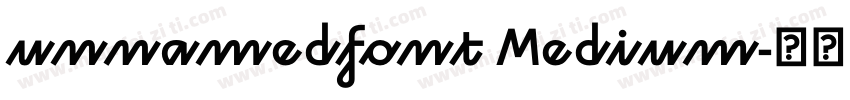unnamedfont Medium字体转换